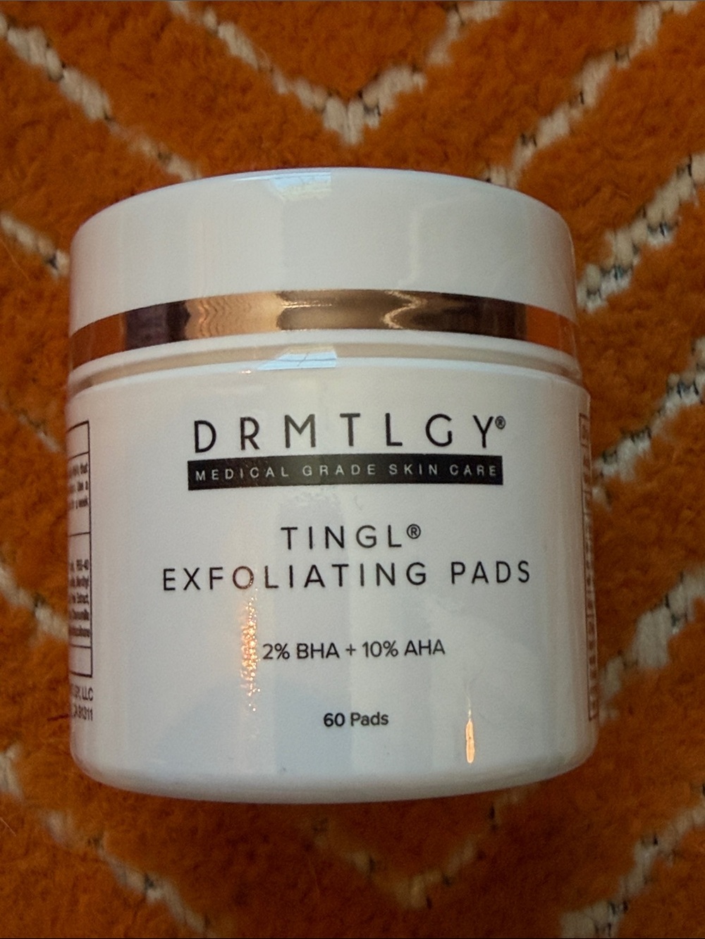 DRMTLGY Tingle Exfoliating pads 11/2026 sealed.